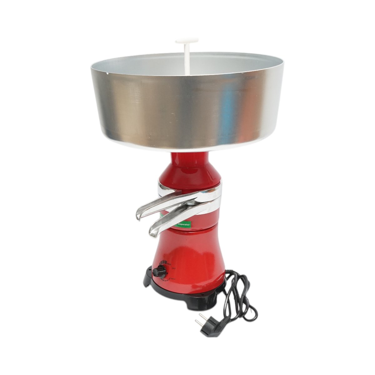 Separator smantana din lapte sau pentru degresat automat 300W, 220V, recipient aluminiu 12L, capacitate 80L/h Separator smantana din lapte sau pentru degresat automat 300W, 220V, recipient aluminiu 12L, capacitate 80L/h